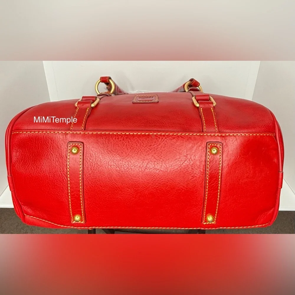 Dooney & Bourke Large Red Florentine Satchel